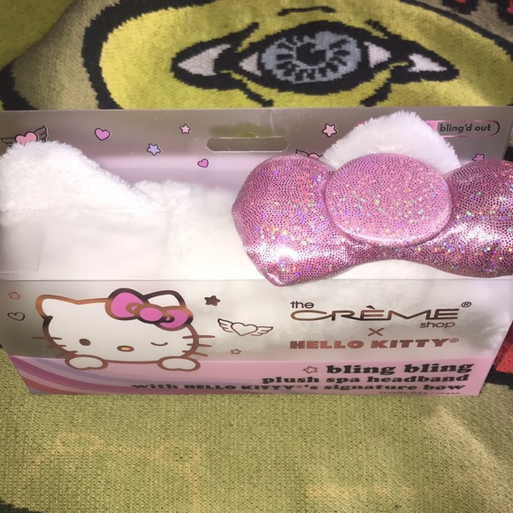 🎀✨🆕Crème Shop x Hello Kitty Limited Edition Bing’d Out Plush Spa Headband!BNIB - Picture 10 of 10